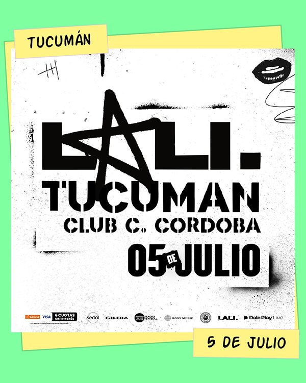 Lali Club Central Córdoba Tucumán 5 de Julio