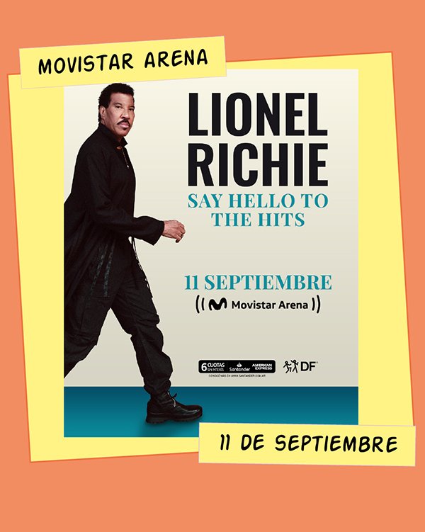 Lionel Richie Movistar Arena 11 de Septiembre