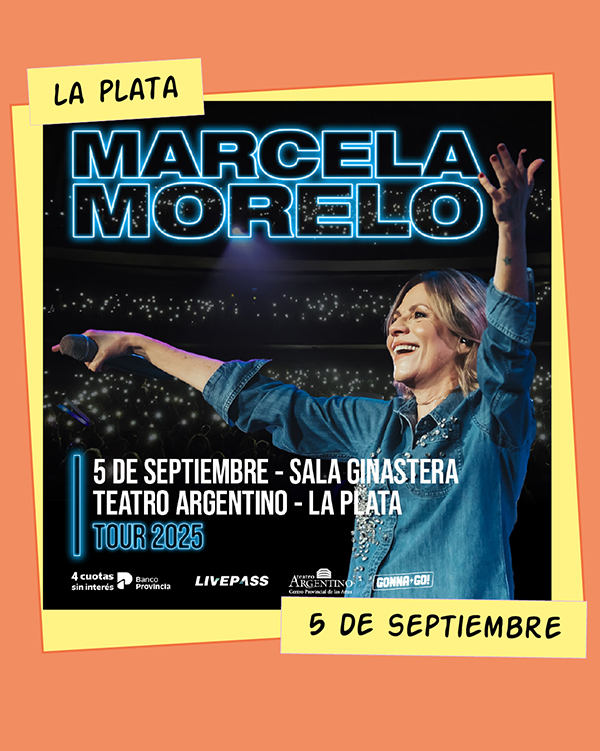 Marcela Morelo Sala Ginastera Teatro Argentino La Plata 5 de Septiembre