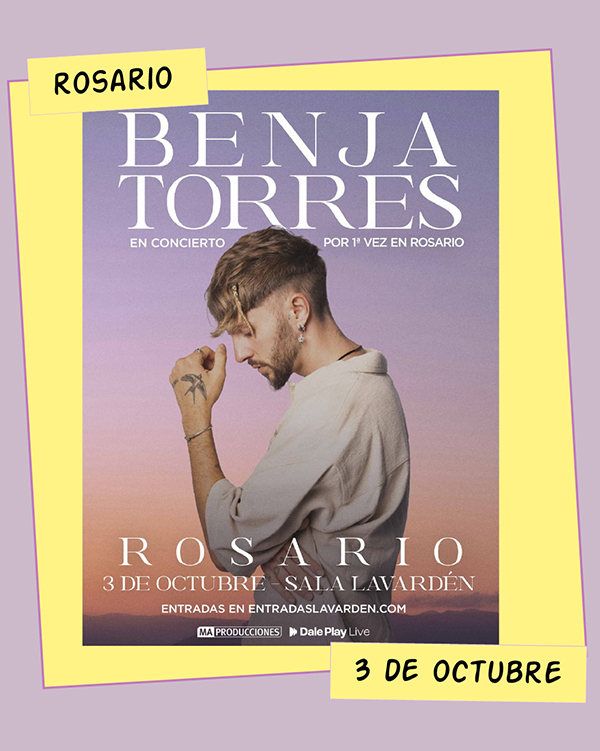 Benja Torres Sala Lavarden Rosario 3 de Octubre