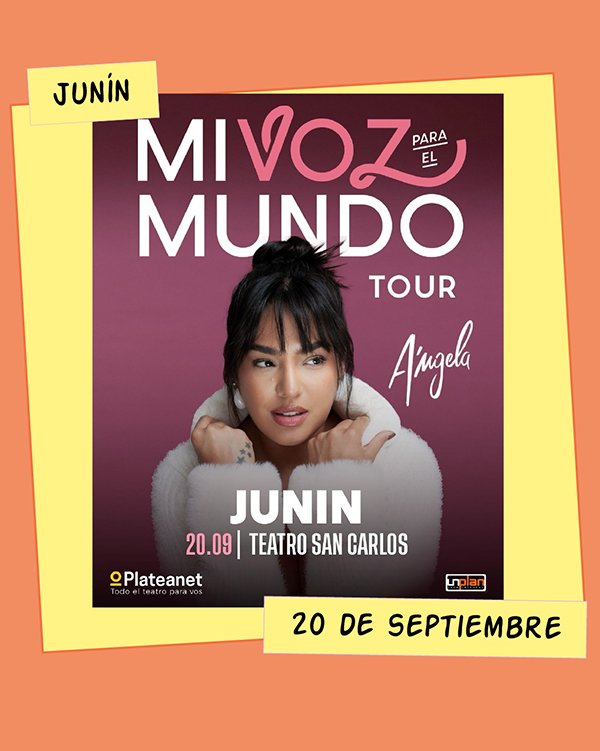 Ángela Leiva Teatro San Carlos Junín 20 de Septiembre