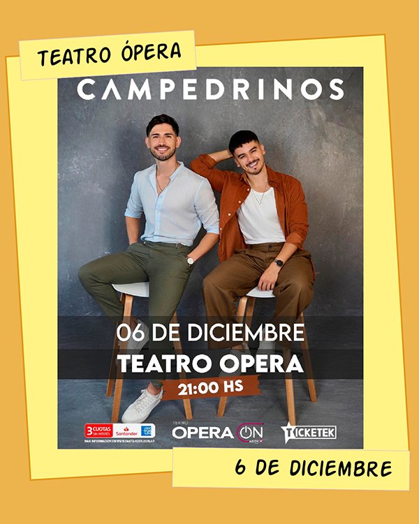Campedrinos Teatro Ópera 6 de Diciembre