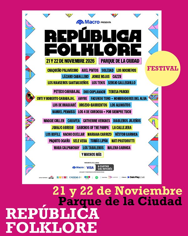 República Folklore Parque de la Ciudad 21 y 22 de Noviembre